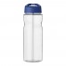 H2O Active® Base Tritan™  650 mlsportfles met tuitdeksel. Transparant helder, Blauw