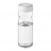 H2O Active® Base Tritan™ 650-ml-Sportflasche mit Drehdeckel. transparent klar, weiss