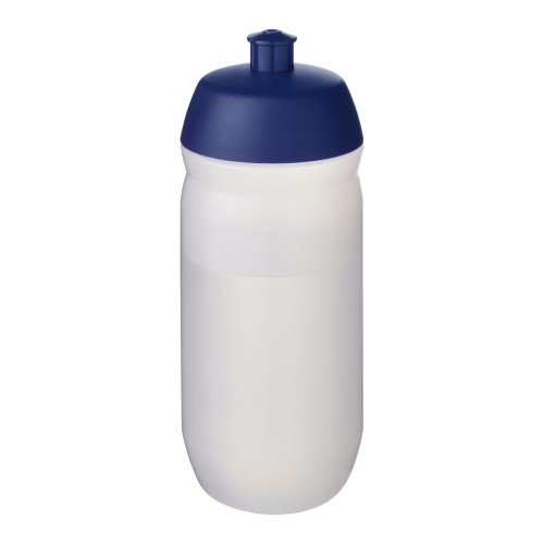 HydroFlex™ Clear 500 ml squeezy sport bottle. Blue, Frosted Clear