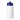 Baseline Recycelte Sportflasche. 500 ml. weiss, blau