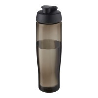 H2O Active® Eco Tempo 700 ml flip lid sport bottle. Black, Charcoal