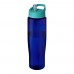H2O Active® Eco Tempo drinkfles van 700 ml met tuitdeksel. Aqua, Blauw