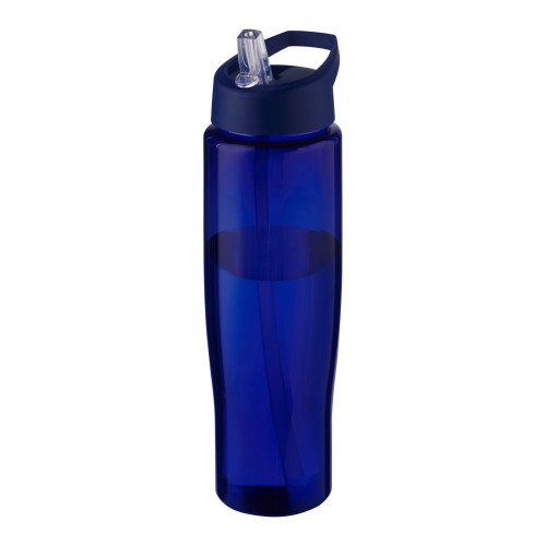 H2O Active® Eco Tempo 700 ml Sportflasche mit Ausgussdeckel. blau, blau