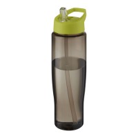 H2O Active® Eco Tempo 700 ml spout lid sport bottle. Lime, Charcoal