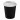 Americano® Espresso Eco 250 ml recycelter Isolierbecher mit auslaufsicherem Deckel. schwarz, weiss