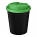 Americano® Espresso Eco 250 ml recycelter Isolierbecher mit auslaufsicherem Deckel. schwarz, grün