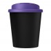 Americano® Espresso Eco 250 ml recycled tumbler with spill-proof lid. Black, Purple