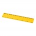 Refari 15 cm recycled plastic ruler, Yellow