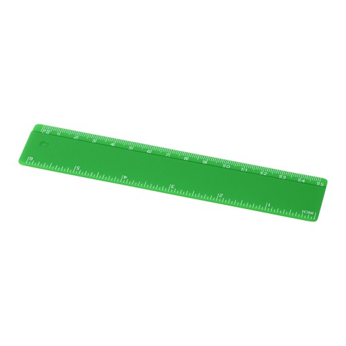 Refari 15 cm Lineal aus recyceltem Kunststoff, grün
