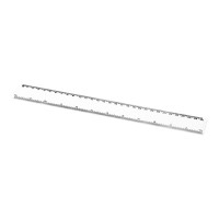 Refari liniaal van 30 cm van gerecycled plastic, Wit
