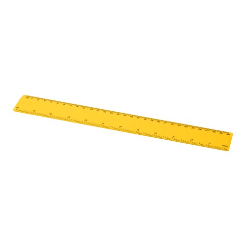 Refari 30 cm Lineal aus recyceltem Kunststoff, gelb