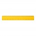 Refari 30 cm Lineal aus recyceltem Kunststoff, gelb