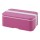 MIYO 700 ml Lunchbox. magenta, weiss