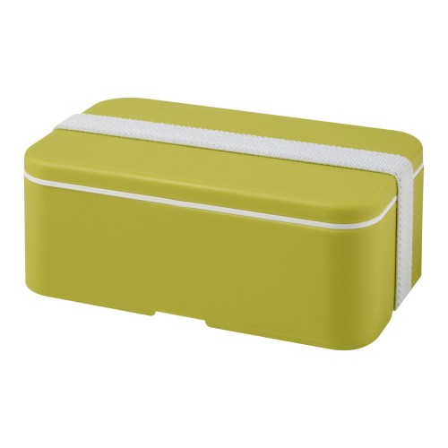 MIYO 700 ml single layer lunch box. Lime, White
