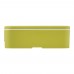 MIYO 700 ml single layer lunch box. Lime, White