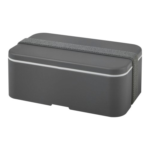 MIYO 700 ml single layer lunch box. Grey, Grey
