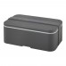MIYO 700 ml single layer lunch box. Grey, Grey