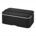 MIYO 700 ml single layer lunch box. Black, Black