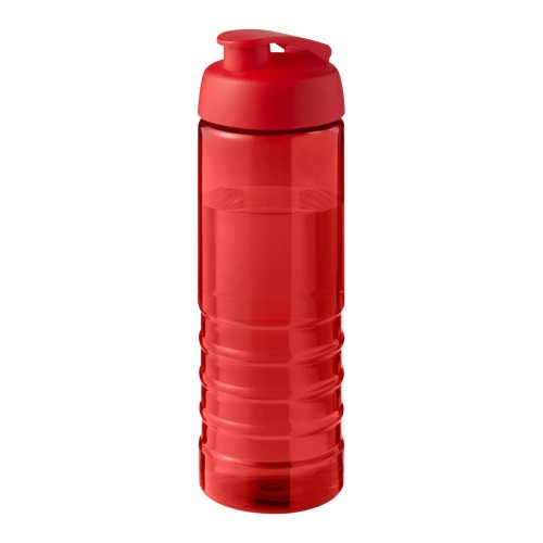 H2O Active® Eco Treble 750 ml flip lid sport bottle. Red, Red