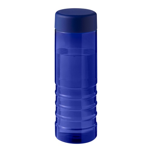 H2O Active® Eco Treble 750 ml screw cap water bottle. Blue, Blue