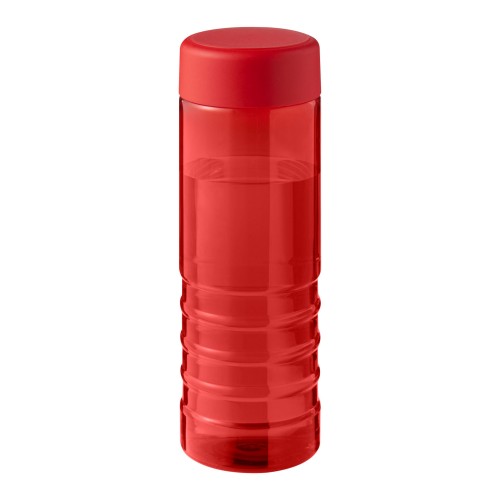 H2O Active® Eco Treble 750 ml Sportflasche mit Drehdeckel. rot, rot