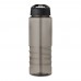 H2O Active® Eco Treble 750 ml spout lid sport bottle. Charcoal, Black