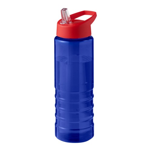 H2O Active® Eco Treble 750 ml spout lid sport bottle. Blue, Red
