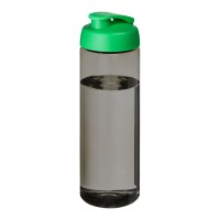 H2O Active® Eco Vibe 850 ml flip lid sport bottle. Charcoal, Green