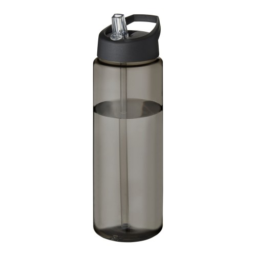 H2O Active® Eco Vibe 850 ml Sportflasche mit Ausgussdeckel. kohle, schwarz