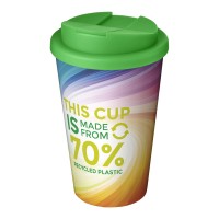 Brite-Americano® Eco 350 ml Isolierbecher mit auslaufsicherem Deckel, grün