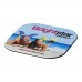 Brite-Mat® square coaster, Black