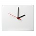Brite-Clock® rectangular wall clock, Black