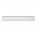 Renzo 30 cm plastic ruler, Transparent clear