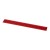 Renzo 30 cm plastic ruler, Red
