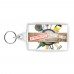 Orca L4 large keychain, Transparent clear