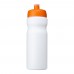 Baseline® Plus 650 ml Sportflasche. weiss, orange Baseline® Plus 650 ml Sportflasche. weiss, orange