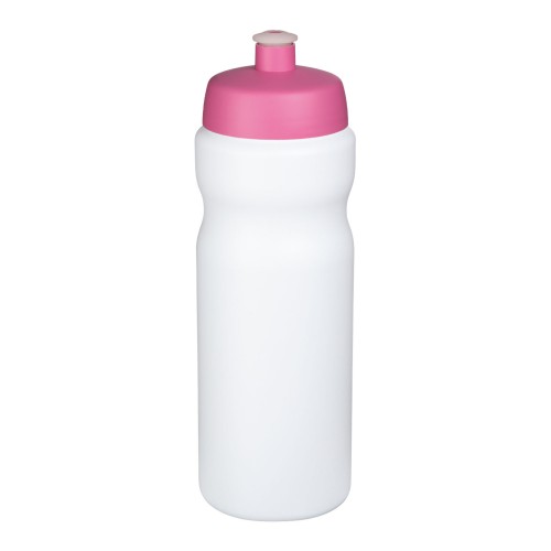Baseline® Plus 650 ml Sportflasche. weiss, rosa