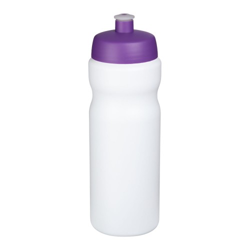 Baseline® Plus 650 ml Sportflasche. weiss, lila