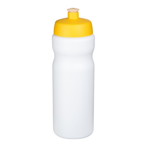 Baseline® Plus 650 ml sport bottle. White, Yellow