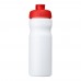 Baseline® Plus 650 ml sportfles met kanteldeksel. Wit, Rood