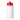 Baseline® Plus grip 500 ml sportfles met sportdeksel. Wit, Rood