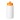 Baseline® Plus grip 500 ml sportfles met sportdeksel. Wit, Oranje