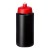 Baseline® Plus grip 500 ml sports lid sport bottle. Black, Red