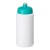 Baseline® Plus 500 ml bottle with sports lid. White, Aqua
