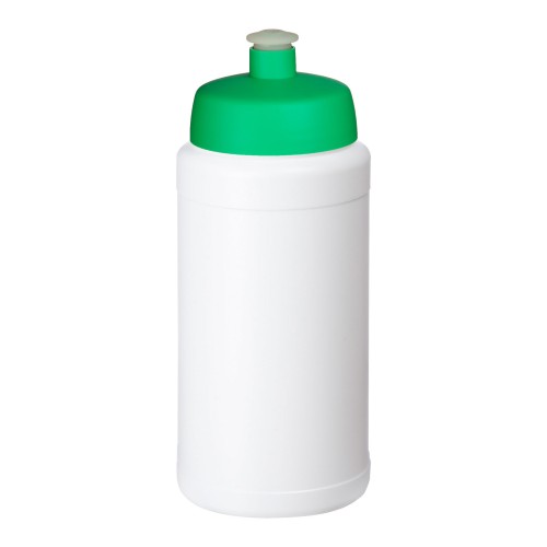 Baseline® Plus 500 ml Flasche mit Sportdeckel. weiss, grün