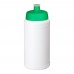 Baseline® Plus 500 ml Flasche mit Sportdeckel. weiss, grün