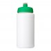 Baseline® Plus 500 ml Flasche mit Sportdeckel. weiss, grün