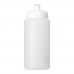 Baseline® Plus 500 ml Flasche mit Sportdeckel. transparent, weiss