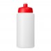 Baseline® Plus 500 ml drinkfles met sportdeksel. Transparent, Rood