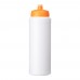Baseline® Plus 750 ml drinkfles met sportdeksel. Wit, Oranje Baseline® Plus 750 ml drinkfles met sportdeksel. Wit, Oranje